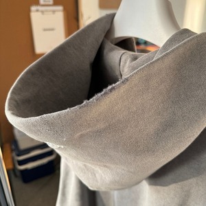 両ジップヴィンテージライク加工グレーパーカー　1114
