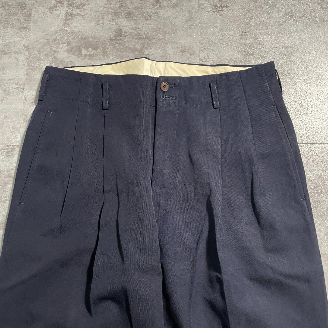 90s Christian Dior MONSIEUR navy slacks / W30 L28 | ib2