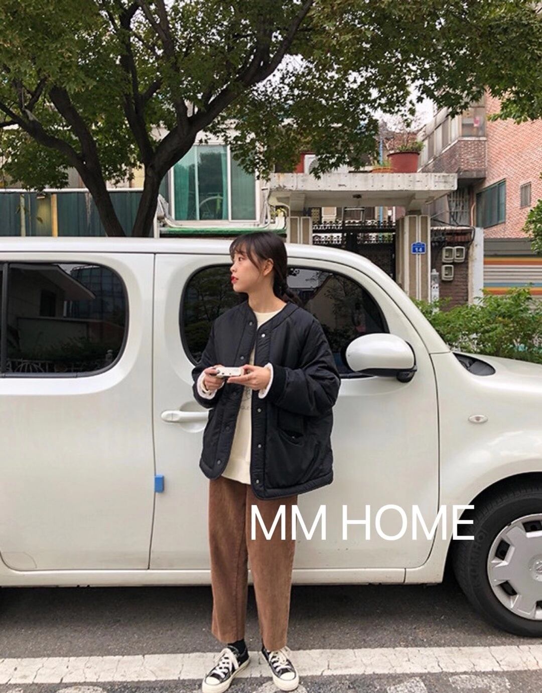 ノーカラー　裏ボアショートジャケット　AJ42441-6660