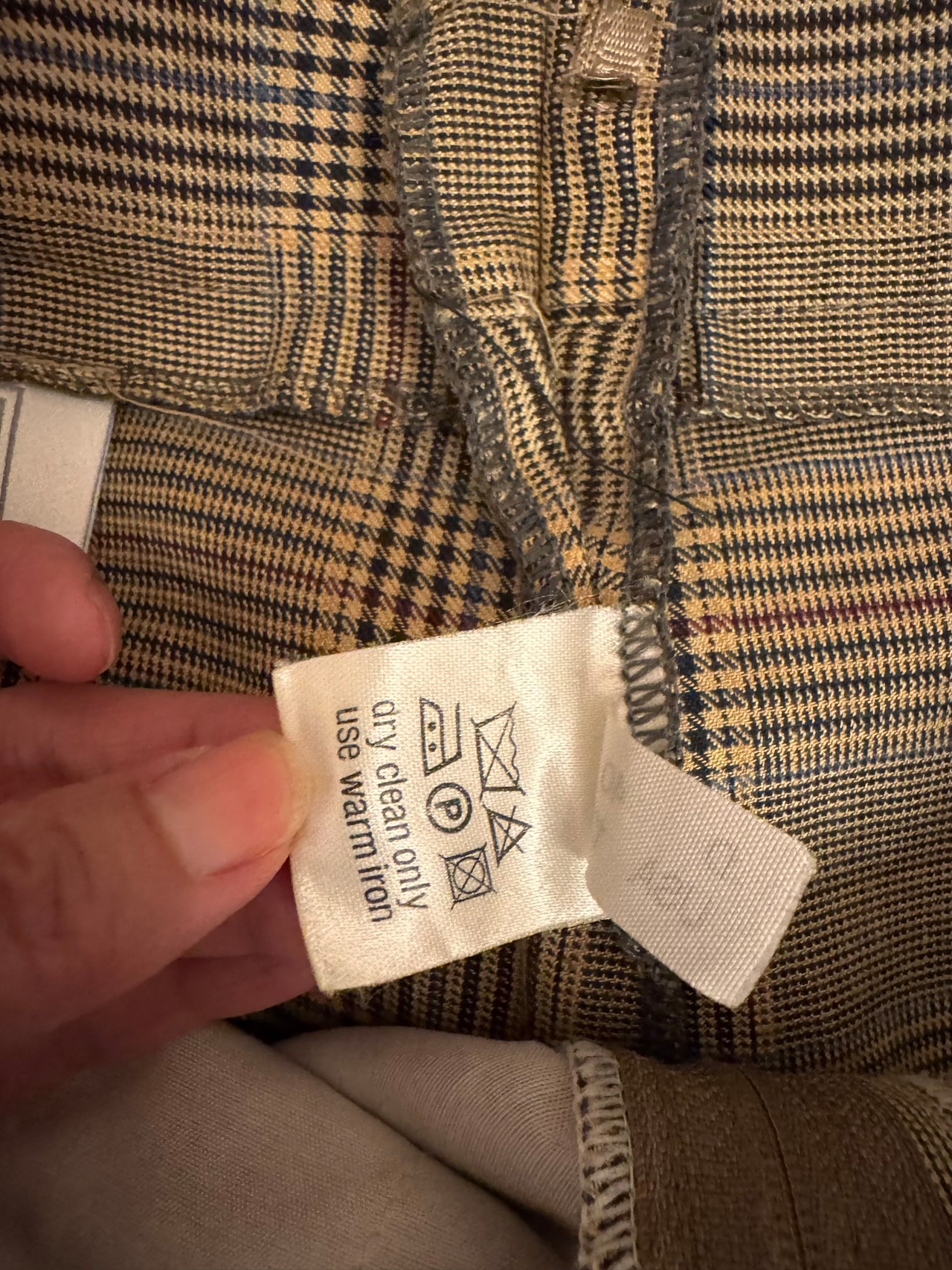 1980's MADELEINE Vintage West Germany チェックスラックスパンツ