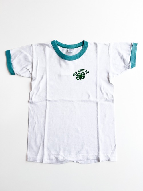 【140cm】VINTAGE 80's チャンピオンリンガー半袖Tシャツ【10236】※