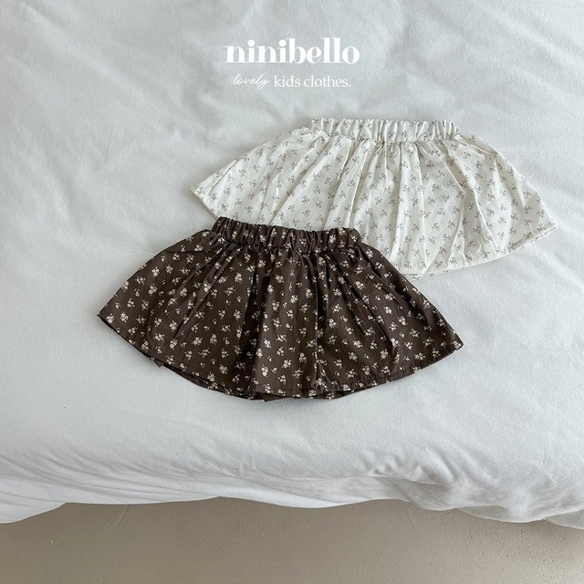 [ninibello] loran flower skirt  pants
