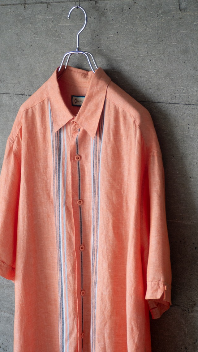 "HAVANERA" used Linen Rayon shirt