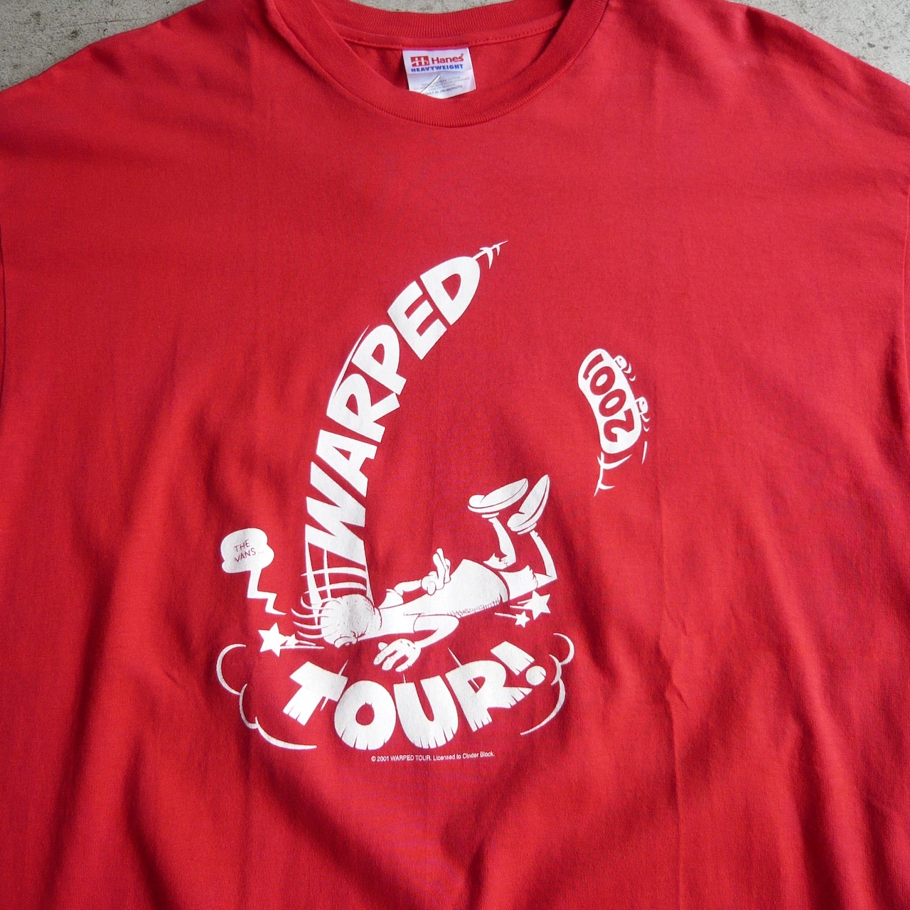 00s WARPED TOUR VANS Tシャツ　SKATE