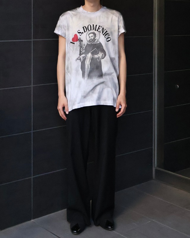 【Dolce&Gabbana】graphic design fade T shirt