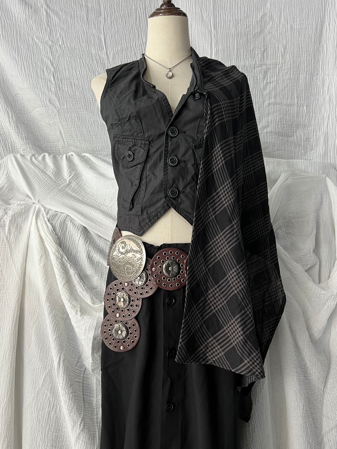 "DIESEL"ディーゼル 2way Gimmick Vest
