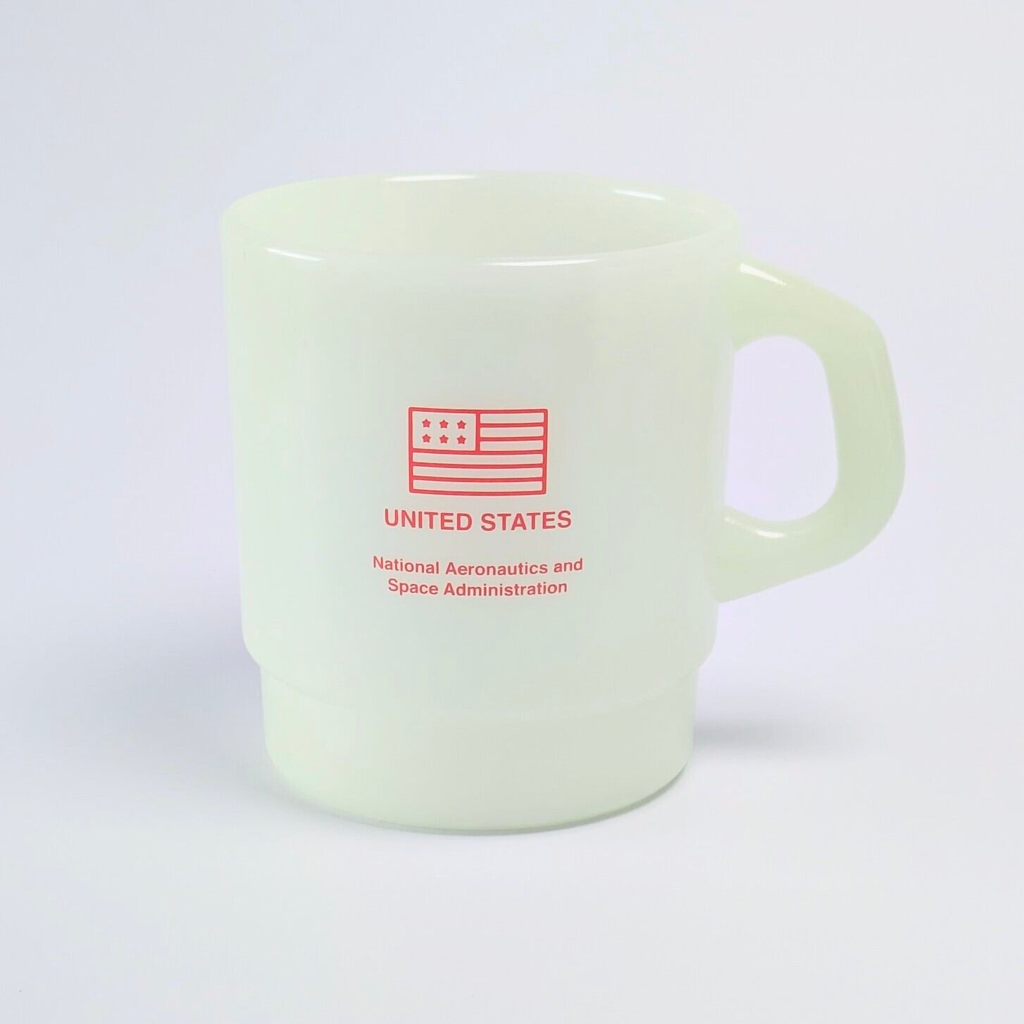 【 STACKING MUG / スタッキングマグ 】NASA（ナサ）/ ASTRO / glow-in-the-dark（蓄光）プラカップ / MUG / ミルキーマグ / 積み重ねられるマグ〚アメリカン雑貨 アメトイ〛