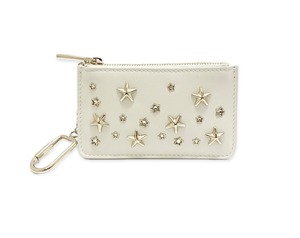 JIMMY CHOO ジミーチュウ カードケース キーケース NANCYCZN-LATTE_LIGHTGOLD