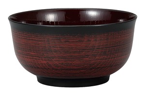 【新着特価】宮本産業 丼 クリーンコート どんぶり 羽反型 刷毛目 曙 1100ml ブラウン