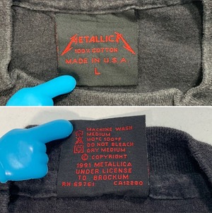 11128 METALLICA メタリカ Tシャツ バンドT ヘヴィメタル L