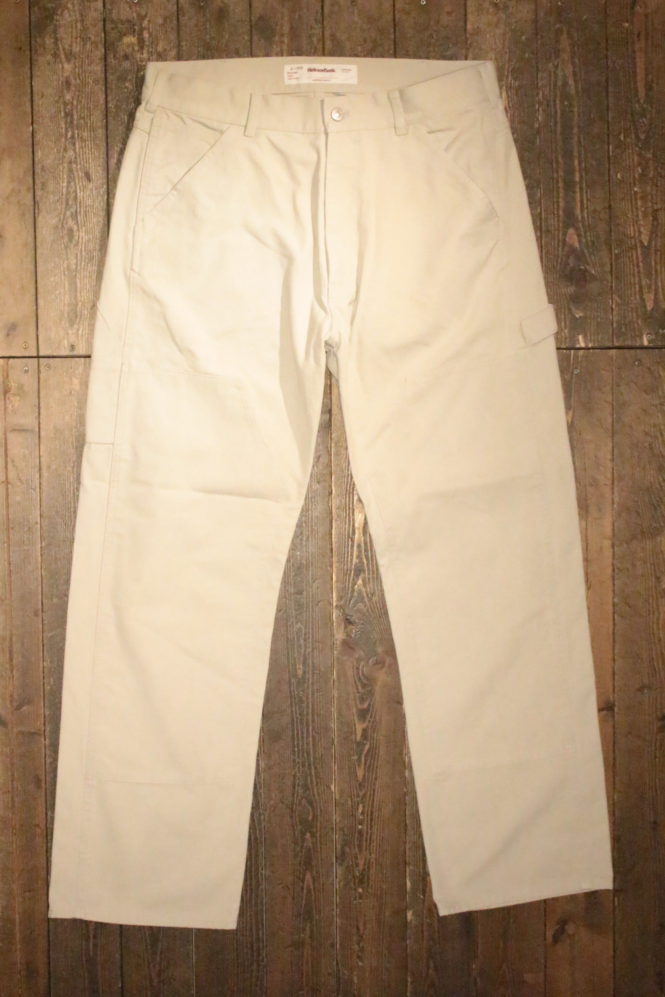 HIDE AND SEEK】Work Slacks(26ss) -BLACK (ハイドアンドシーク