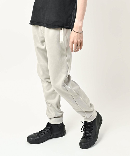 MMMM Suede-finish Ponte Jogger Pants (GRY) 28010M26