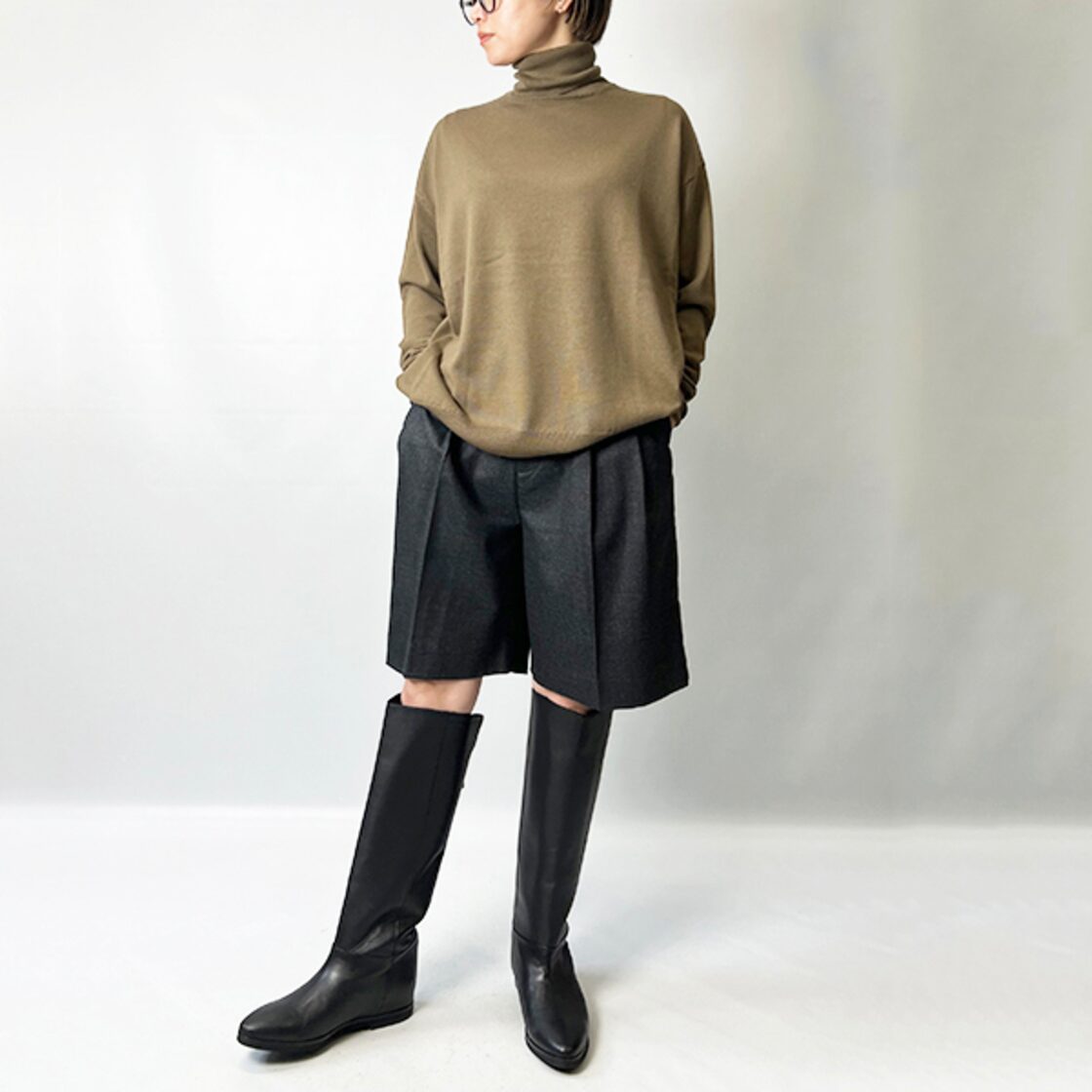 SACRA サクラ EXTRA FINE MERINO TOP 124636081 2024秋冬新作 [送料 