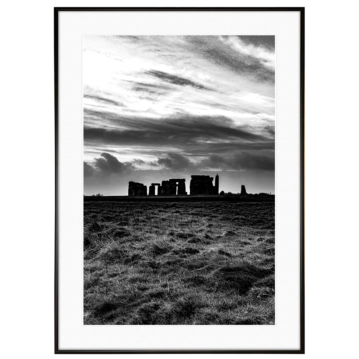 イギリス写真 ロンドン ストーンヘンジ インテリア モノクロアート
