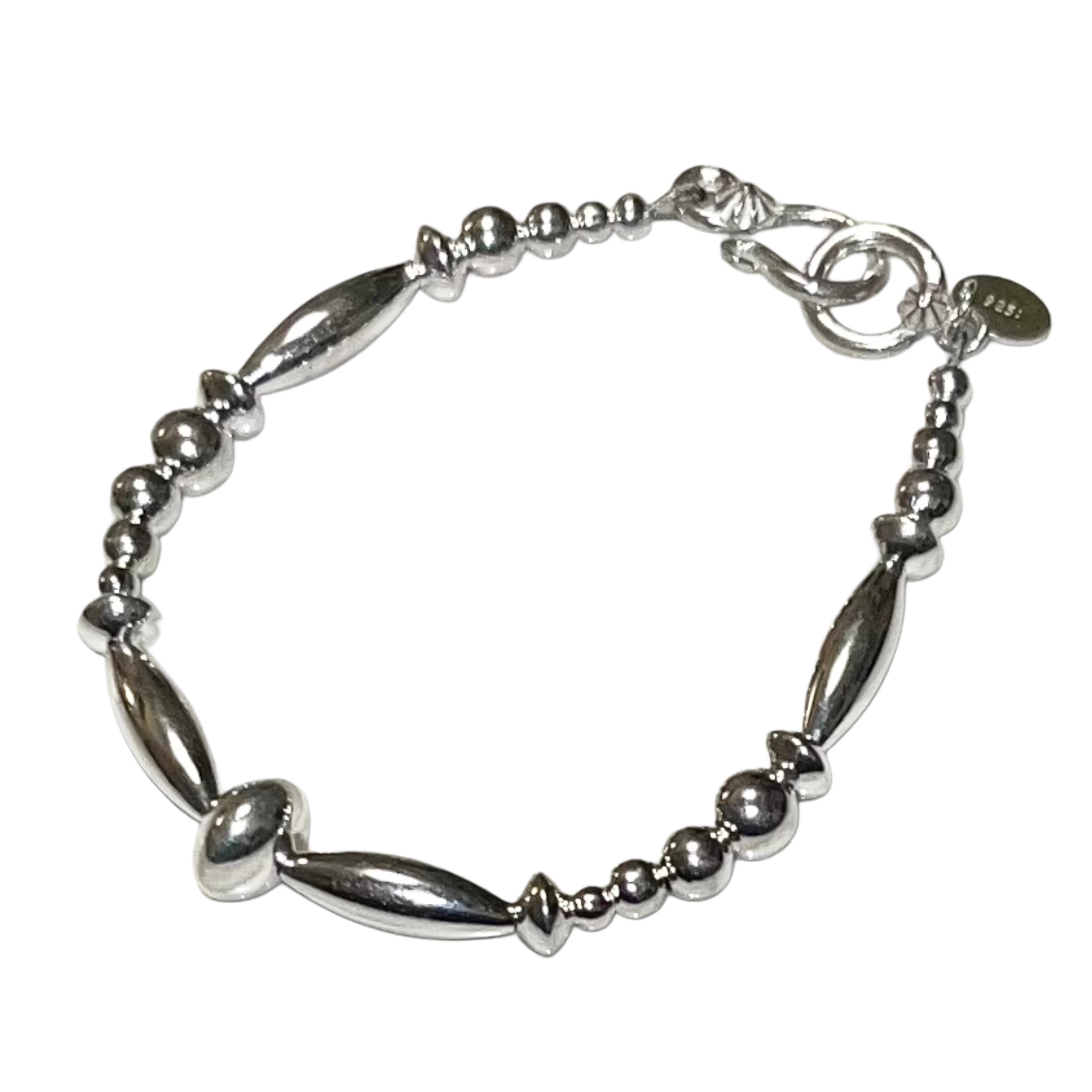 BENSON SHORTY silver stamp bangle | NOIR ONLINE