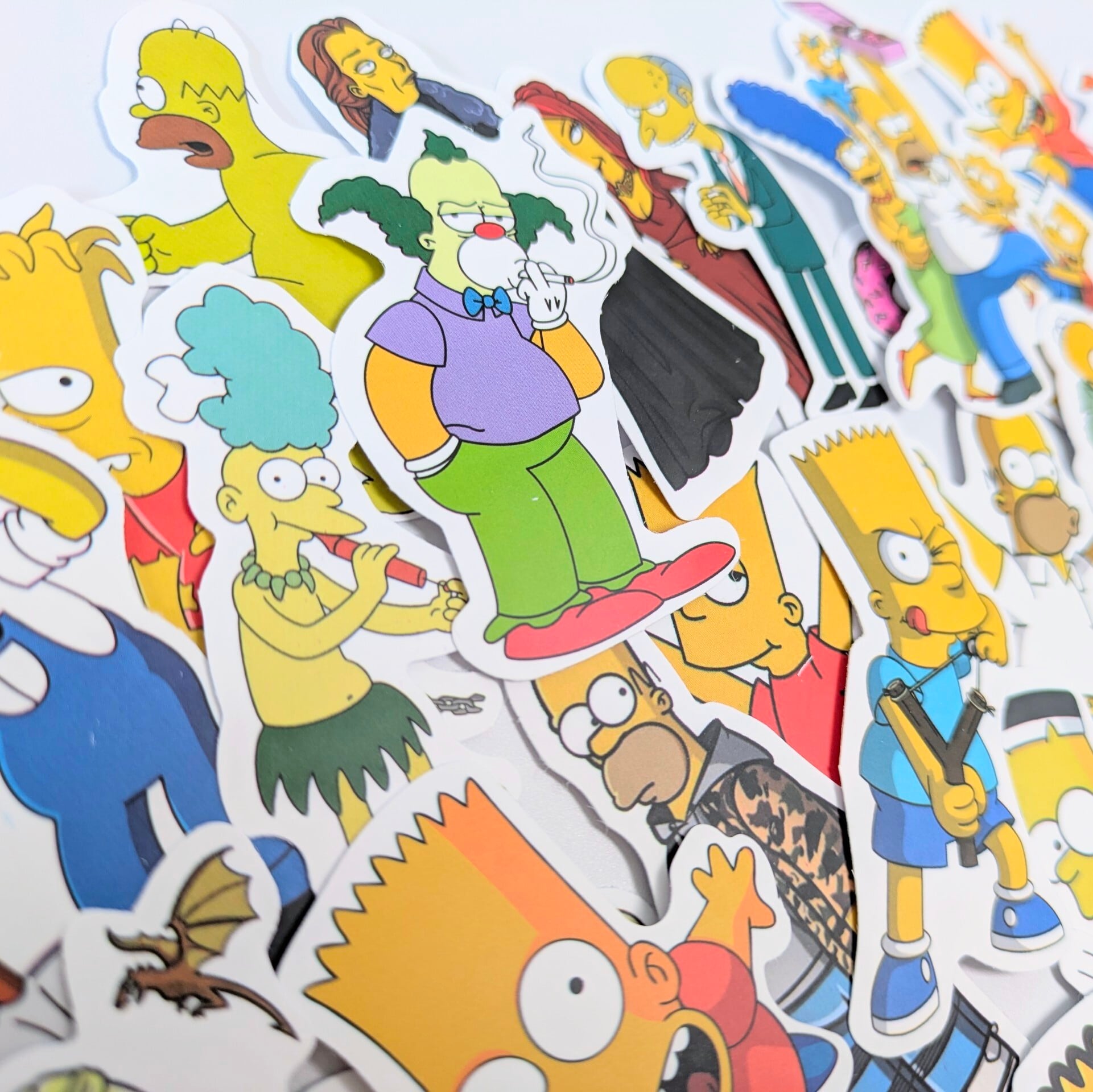 送料無料！【 The Simpsons / シンプソンズ 】STICKER（ステッカー）50枚SET　〚アメリカン雑貨 アメトイ〛