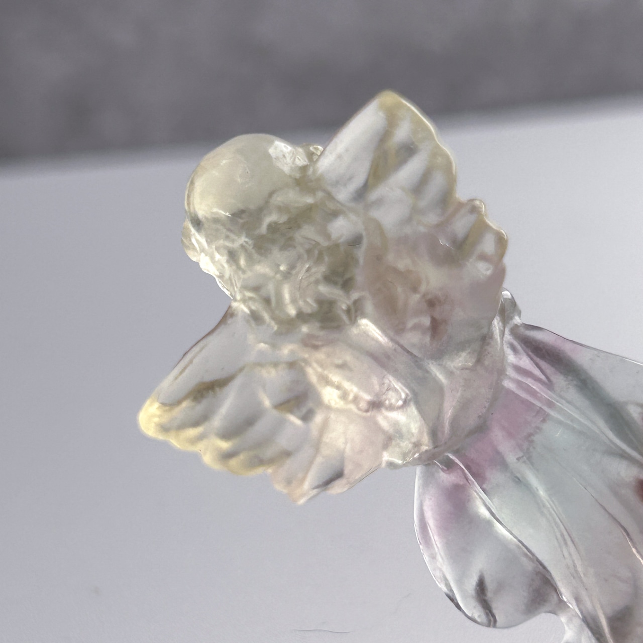 フローライトエンジェル 02 カービング * Fluorite * 天然石