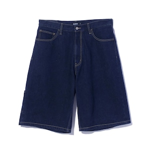 【XLARGE】STITCHED LOGO DENIM SHORTS / INDIGO【エクストララージ】