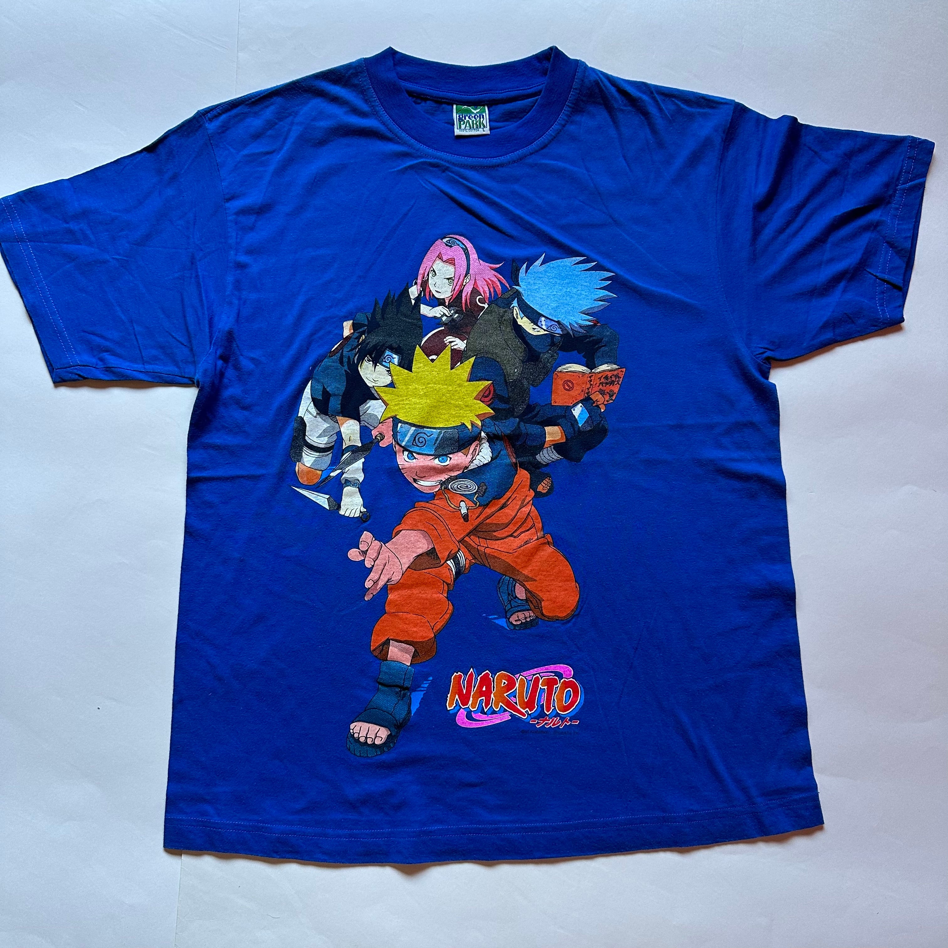 希少 デッドタグ付き 初期 00's NARUTO ナルト 第七班 Tシャツ - 通販 ...