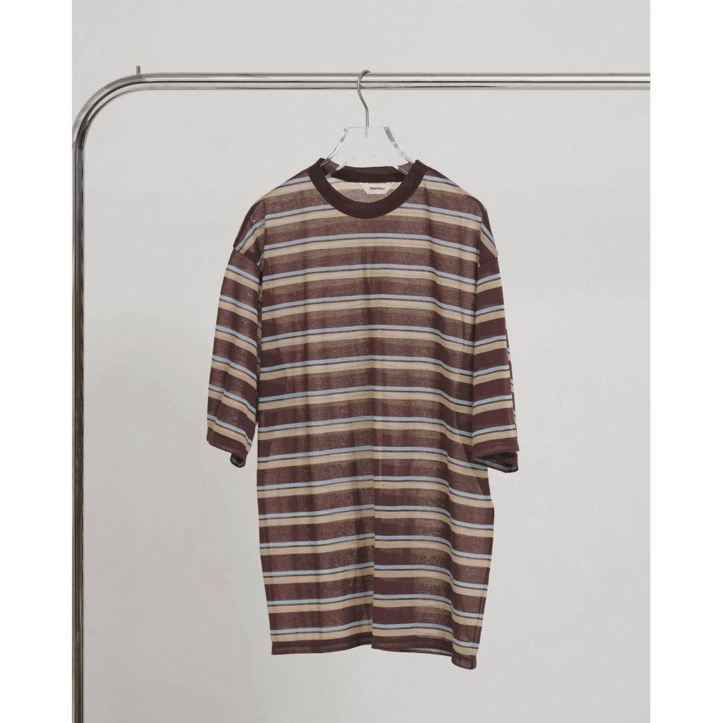 TODAYFUL Sheer Border T-shirt | MAROON WEBSTORE