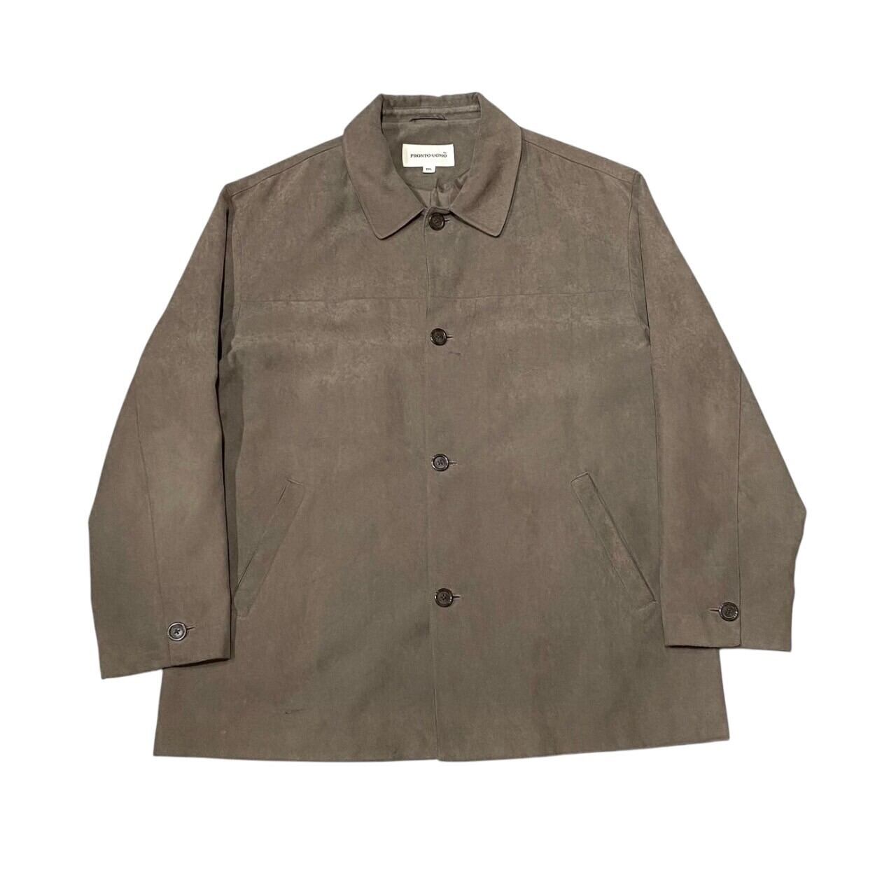 Vintage - Fake Suede Half Coat (size-XXL) ¥15000+tax