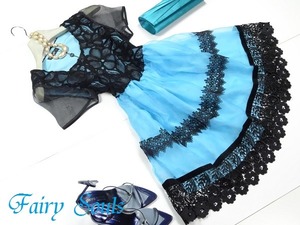 ★送料無料★シルク20％☆Ｌ☆華やか刺繍プリンセスワンピ(OPN8552)