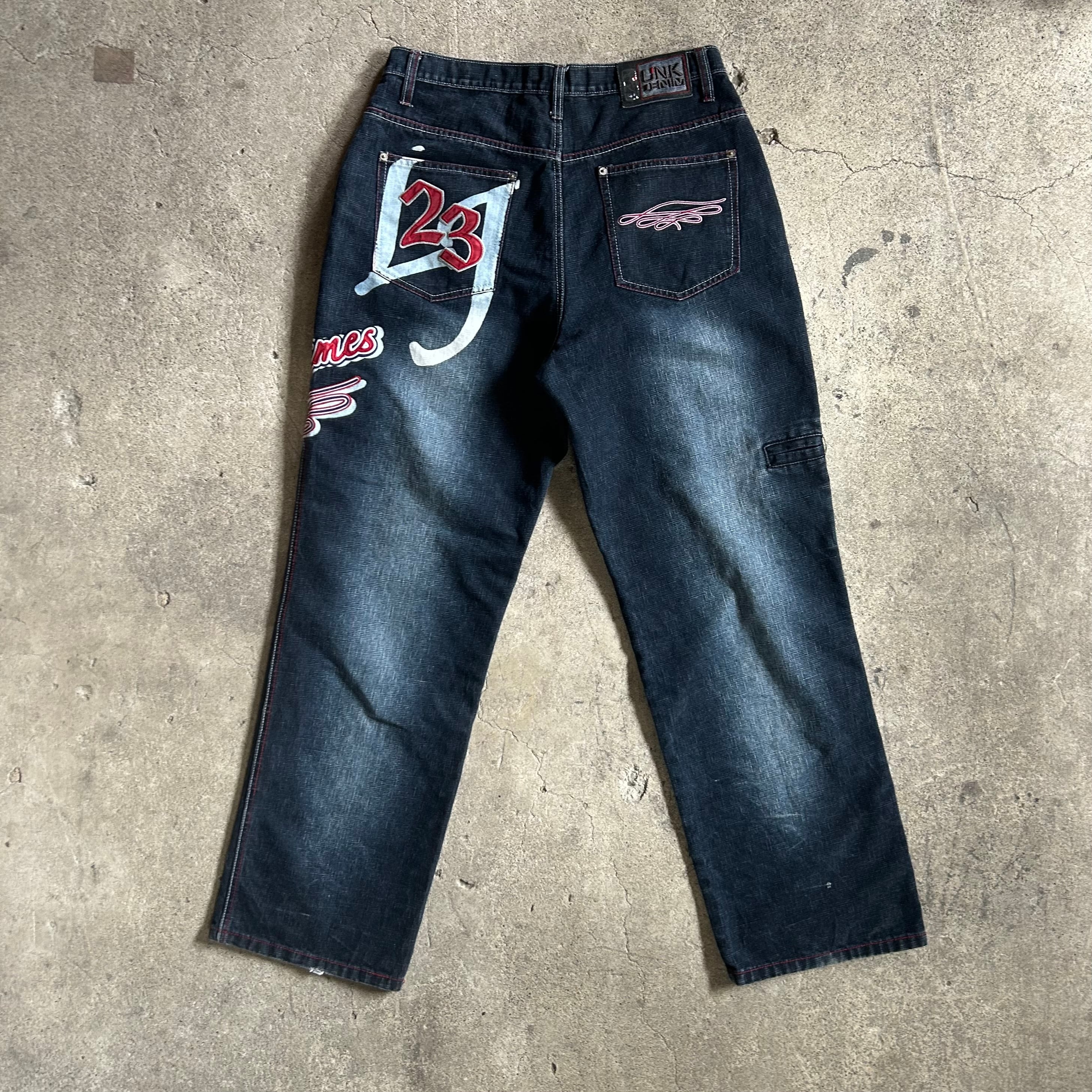 UNK NBA × CAVALIERS denim pants レブロン・ジェームズ