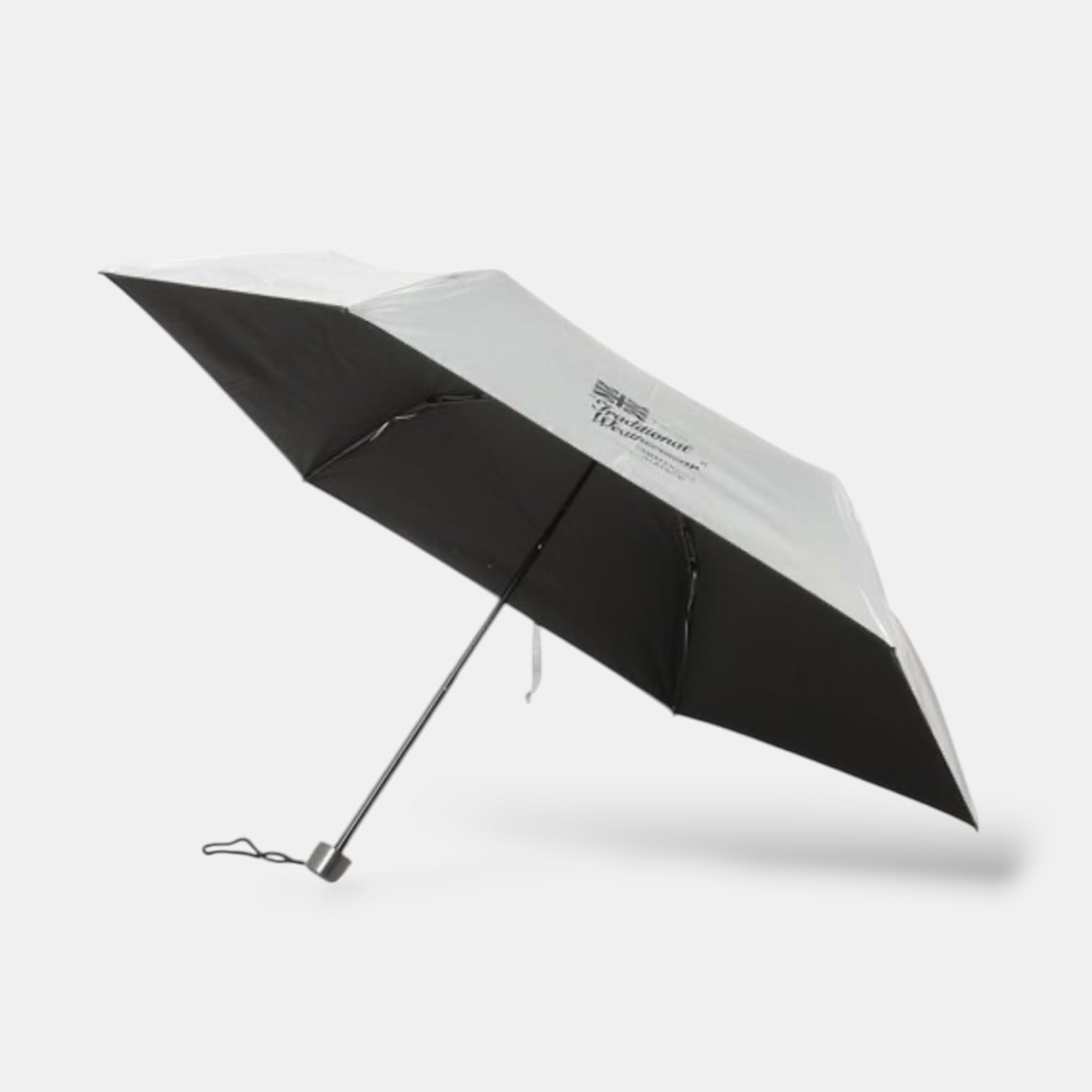 【軽量】LIGHT WEIGHT UMBRELLA-Silver/Black【Traditional WeatherWear】ライトウェイトアンブレラ トラディショナルウェザーウエア A261SLGGO032PF