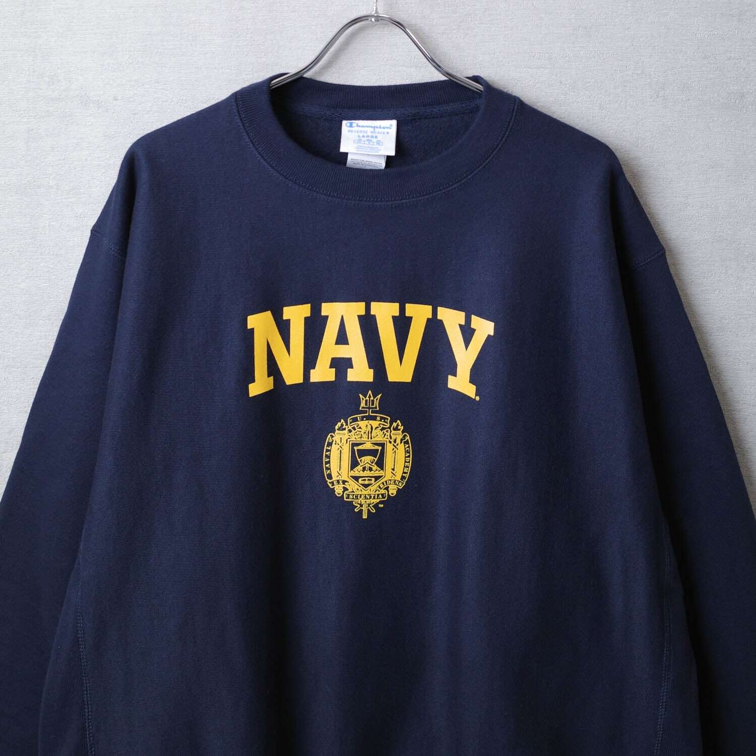 [NEW] CHAMPION USNAVY ISSUE REVERSE WEAVE CREW SWEAT (NAVY)
