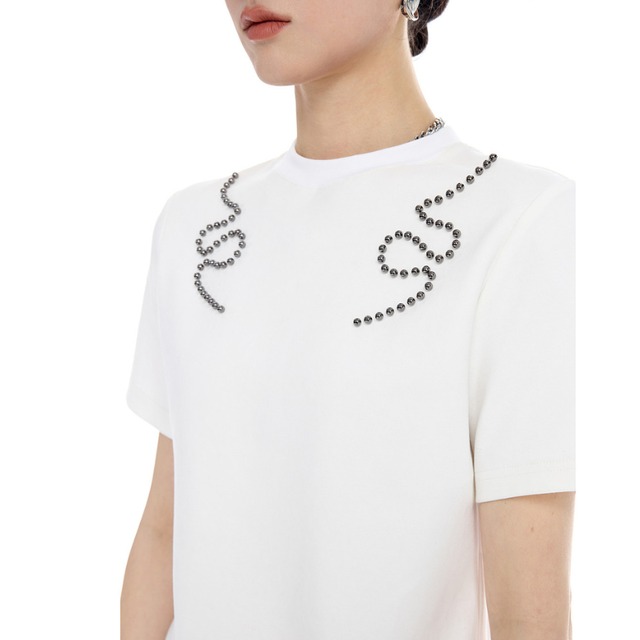 snake stone design short-sleeve tee　スネークストーンデザイン半袖ティー　J1941