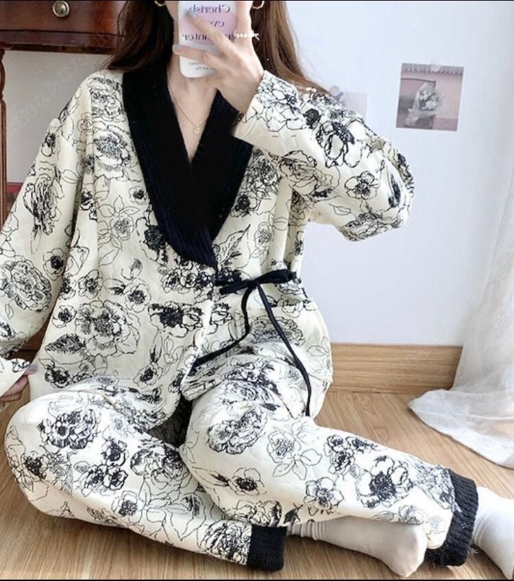 フラワーマタニティパジャマ♡