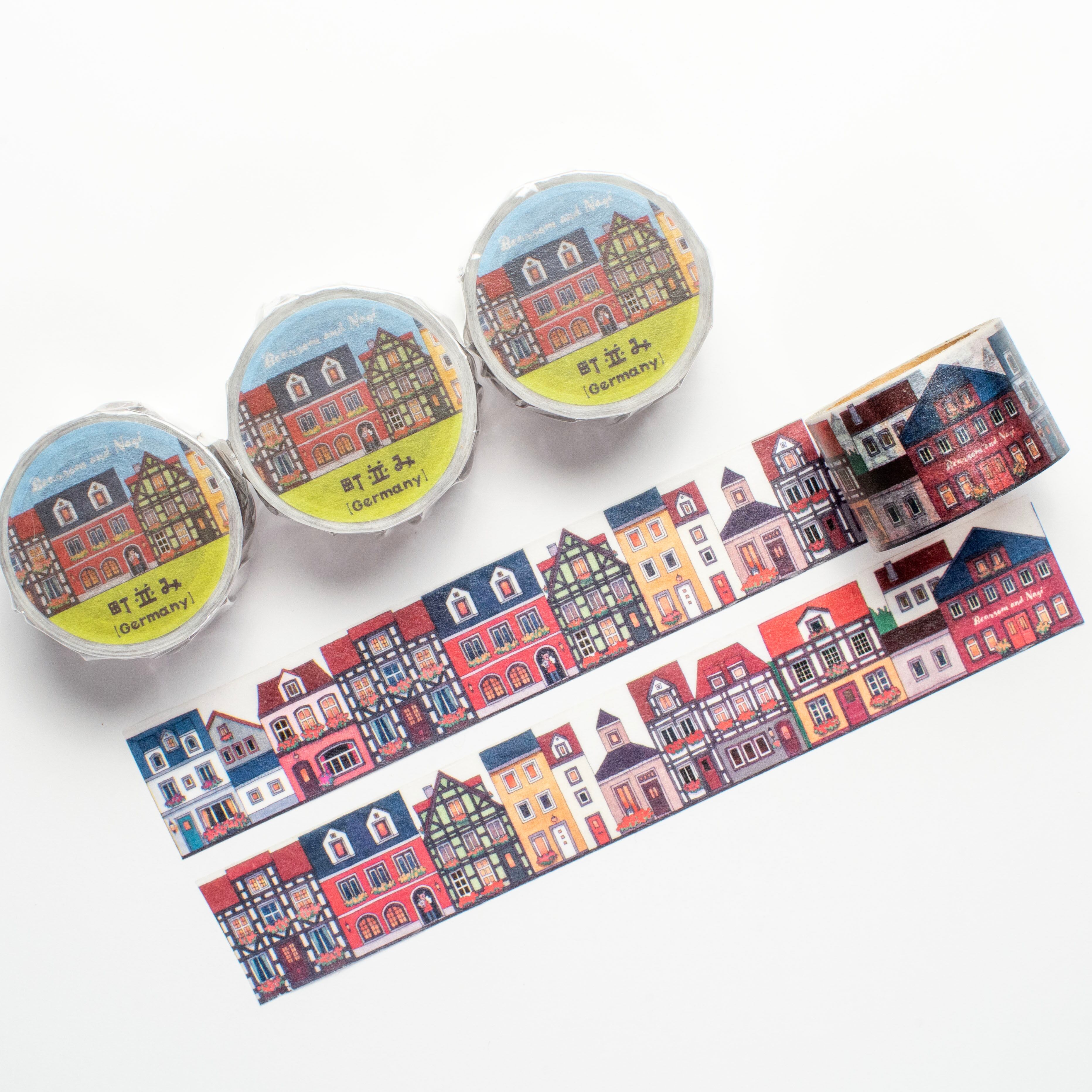 町並み・マスキングテープ