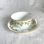 カップ＆ソーサー　リモージュ　クローバー　Limoges 　金彩 19twd18-2