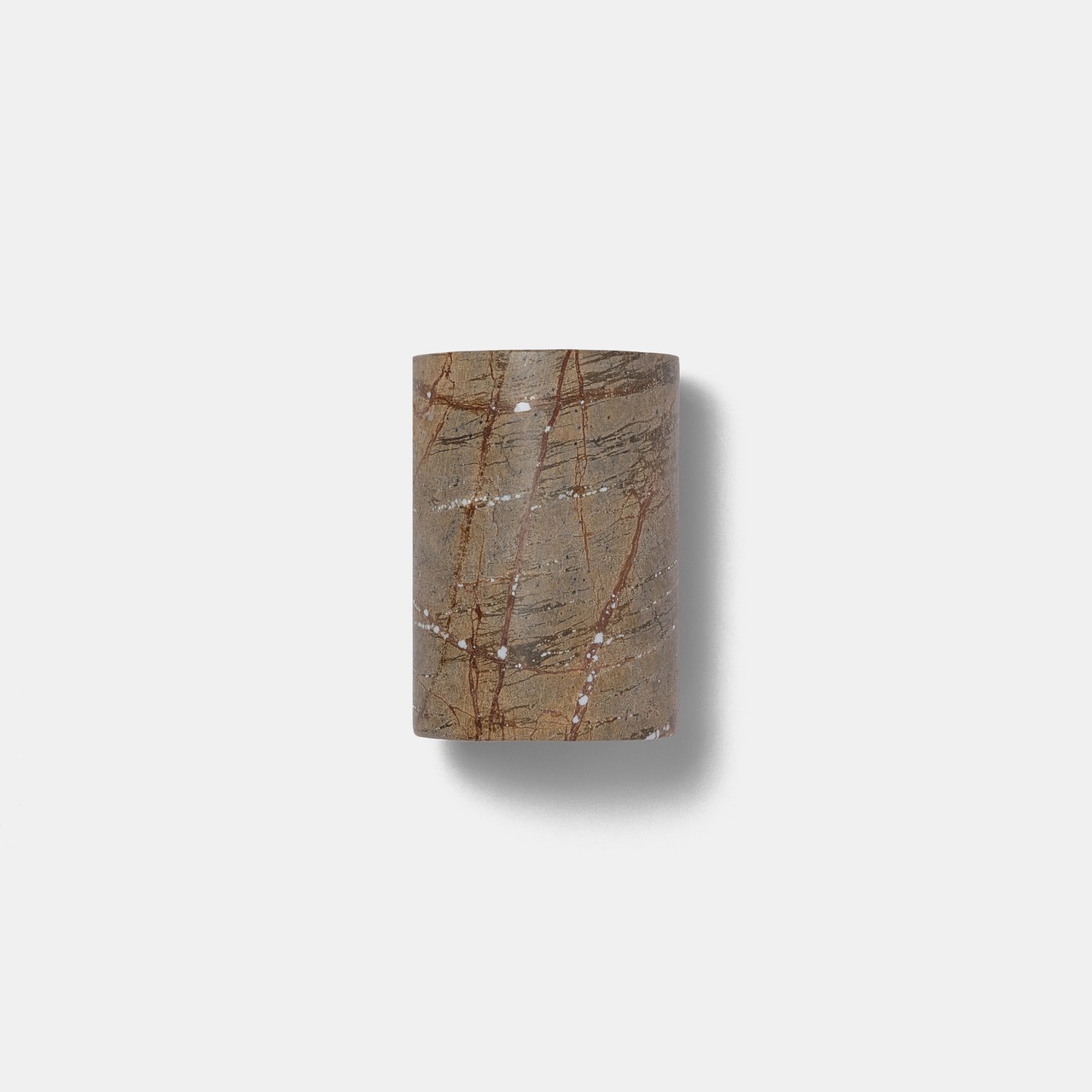 MARBLE TUMBLER - Rainforest Brown marble
