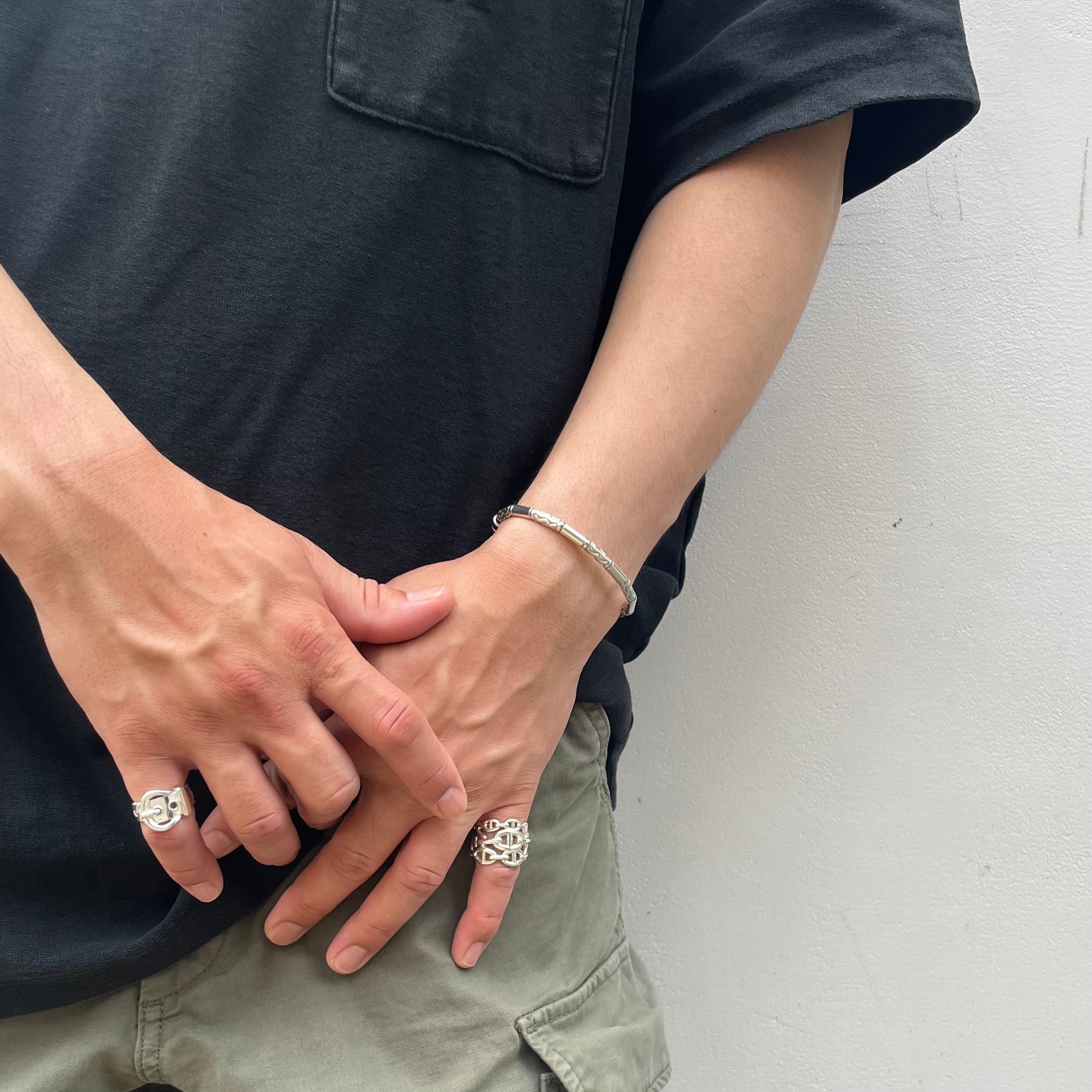 TIFFANY&CO.】2591 German Zig Zagブレスレット シルバー925／GERMANY
