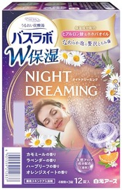 白元アース HERSバスラボ W保湿 NIGHT DREAMING12錠入 炭酸 入浴剤 スキンケア 保湿