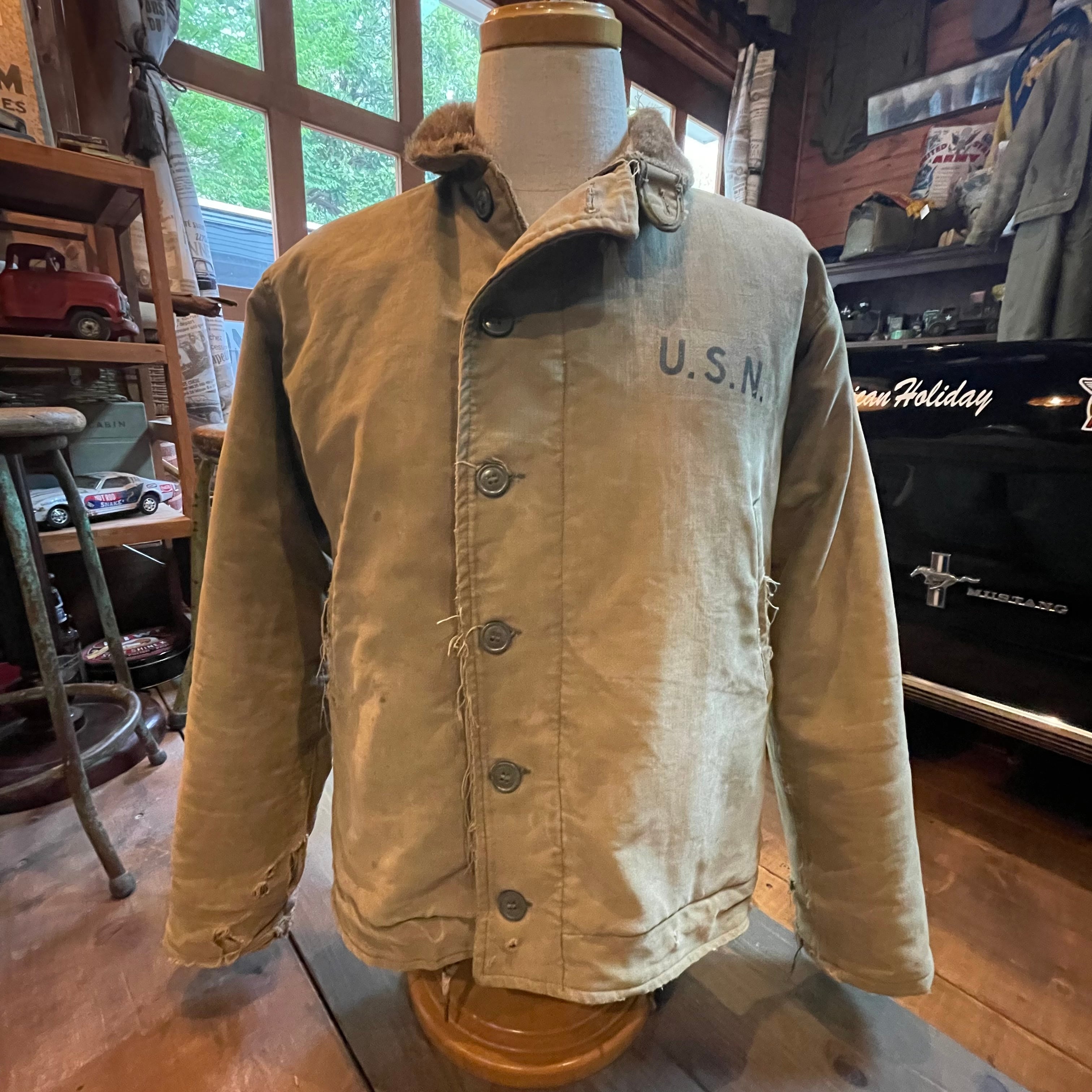 U.S.NAVY N-1 DECK JACKET 初期型 size36 実物