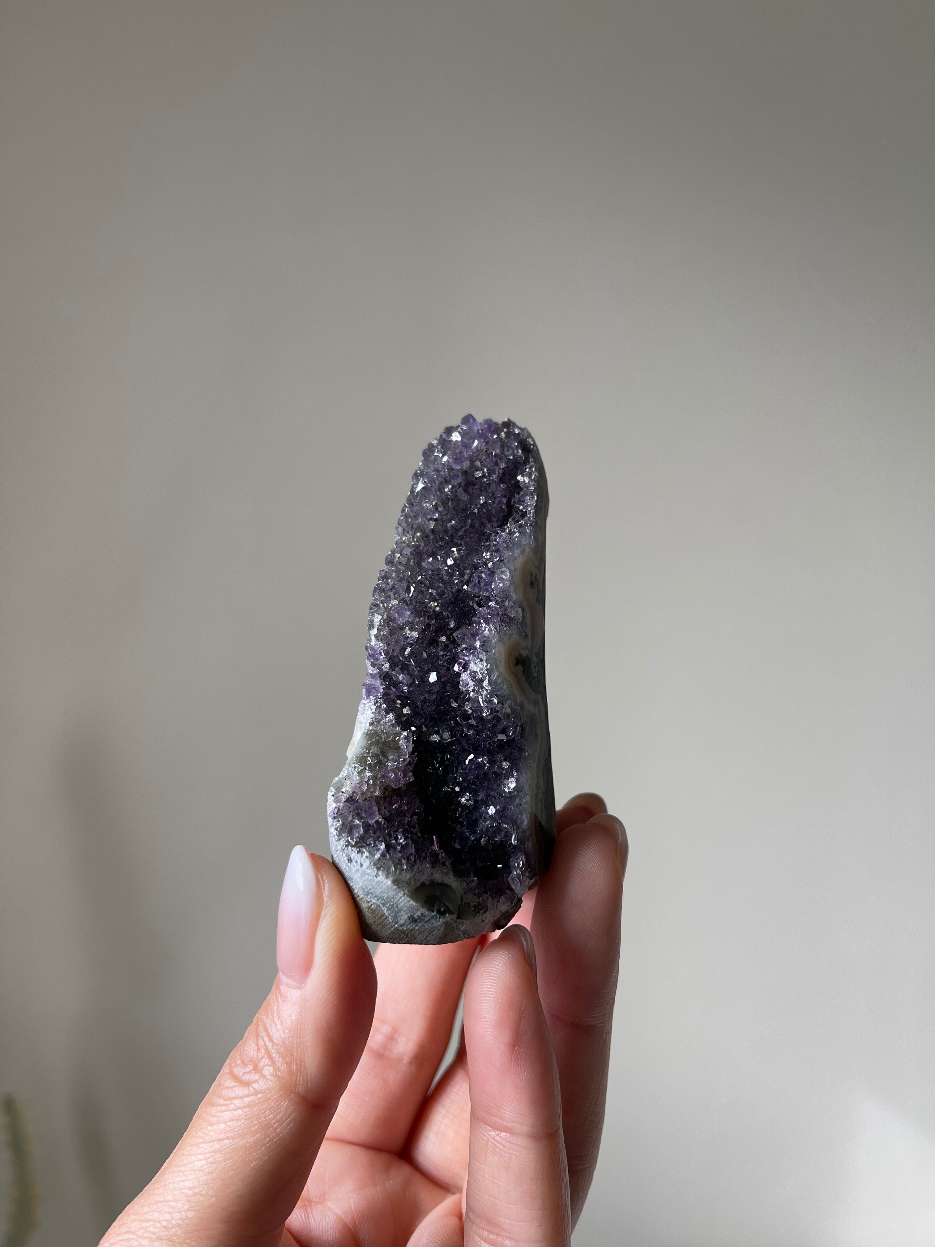 アメシストミニジオード/Amethyst mini geode No.01