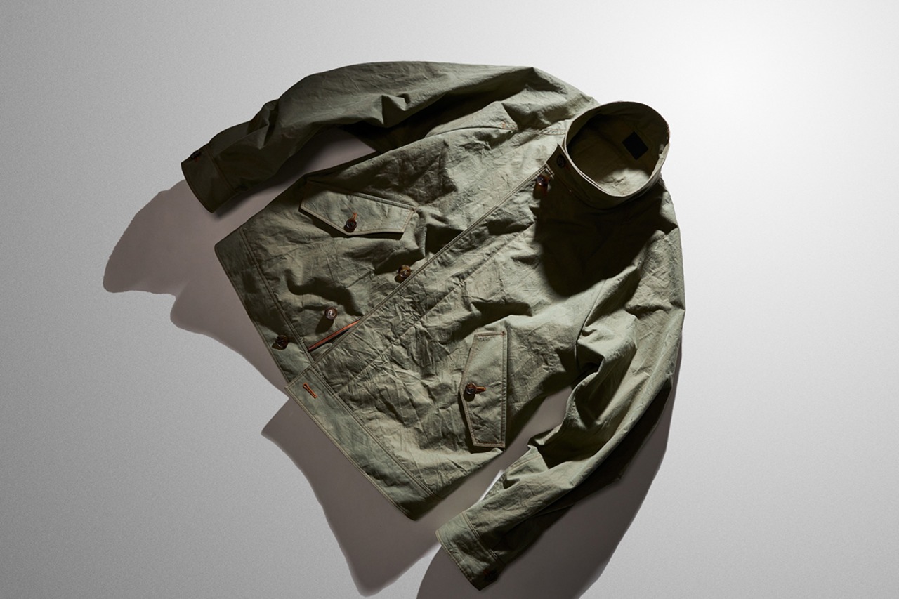 山内 / 超高密度シールドコットンクロス・セミダブルジップジャケット