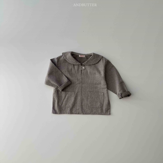 《送料無料》予約:セーラーブラウス【ANDBUTTER】