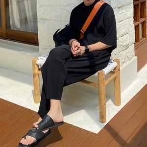 ルーズプリーツTシャツ　セットアップ用パンツあり(別売り)　MT0080294