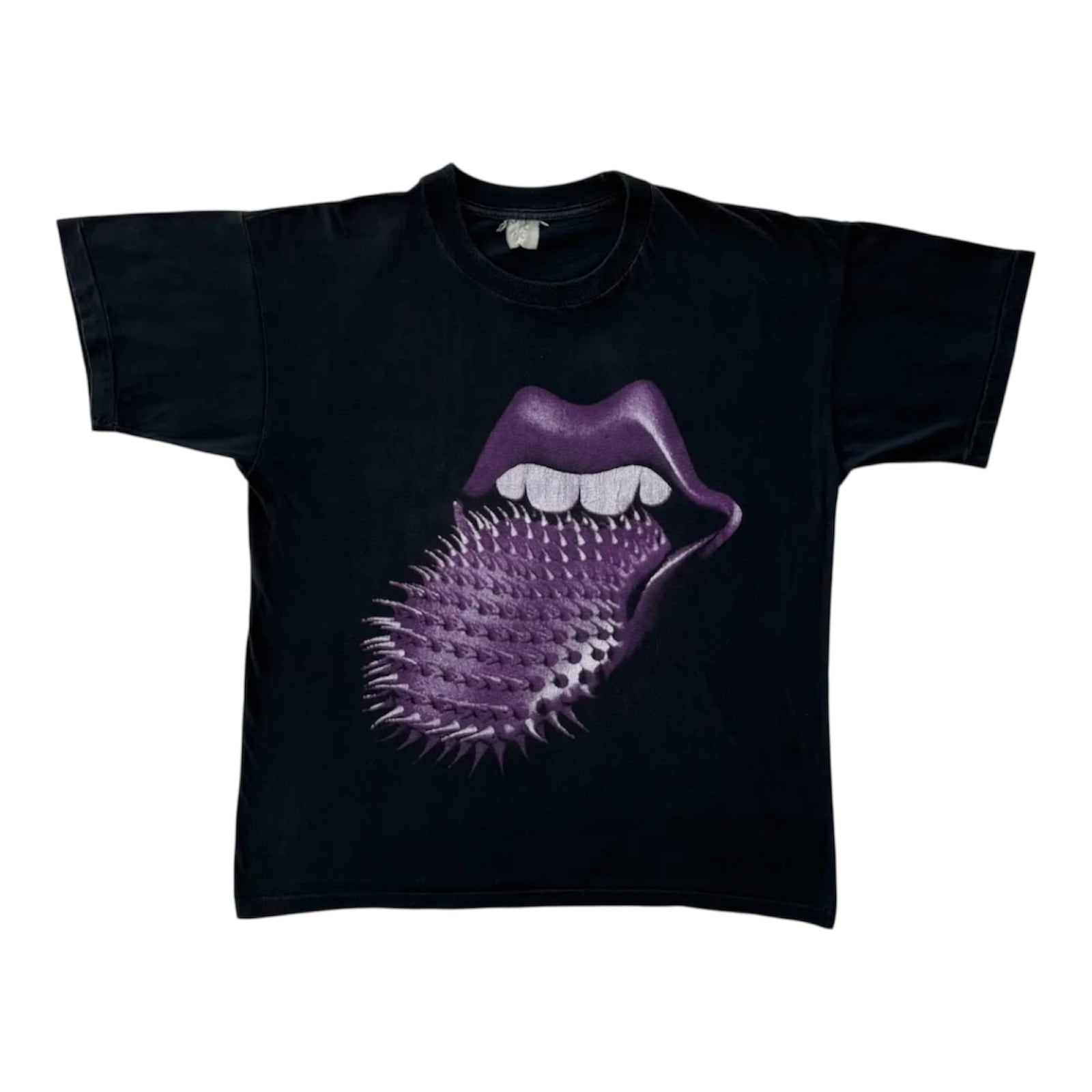 90s ROLLING STONES BIG SPIKED TONGUE BOOTLEG | AIRIA VINTAGE