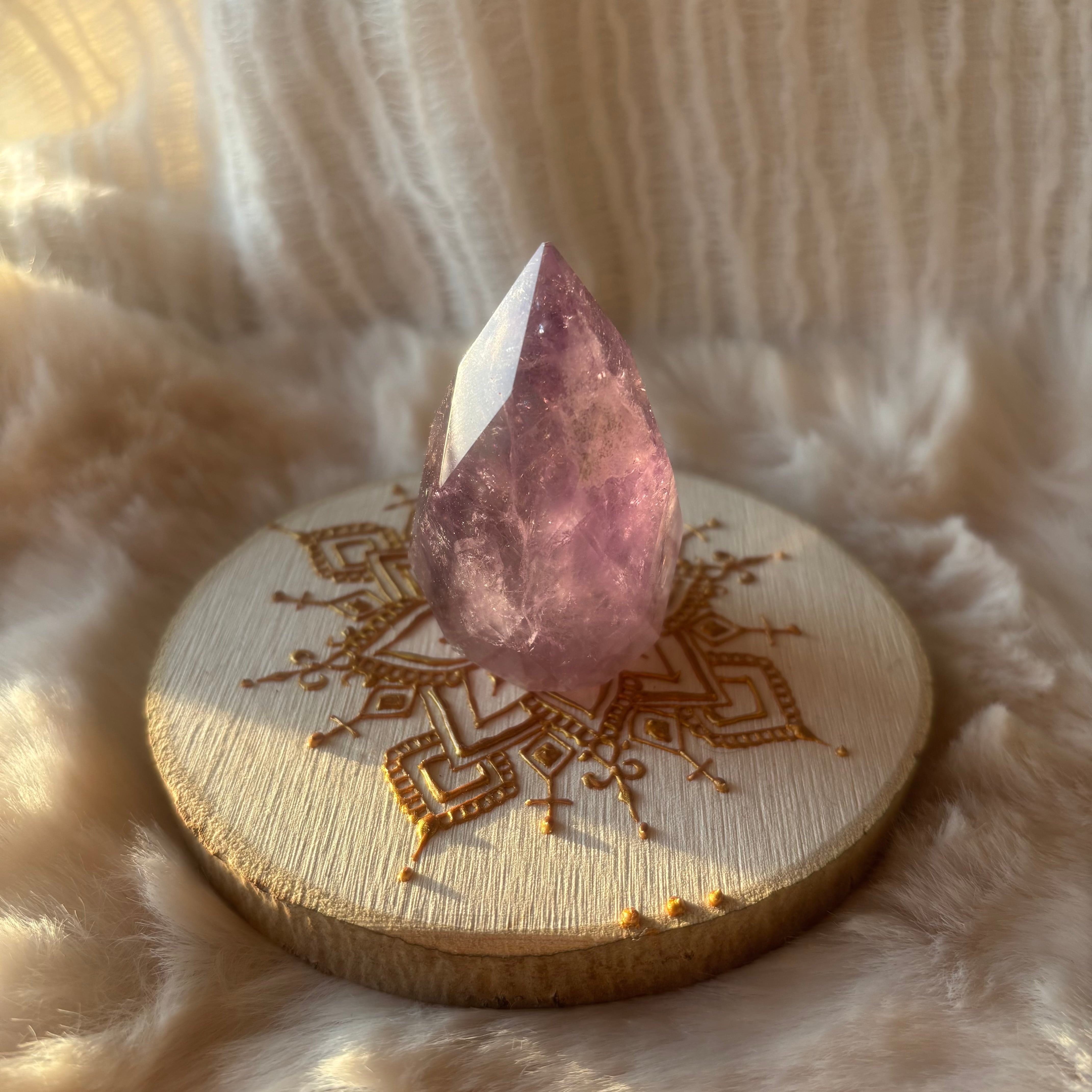 アメトリンのしずく--オリジナル台座付き--