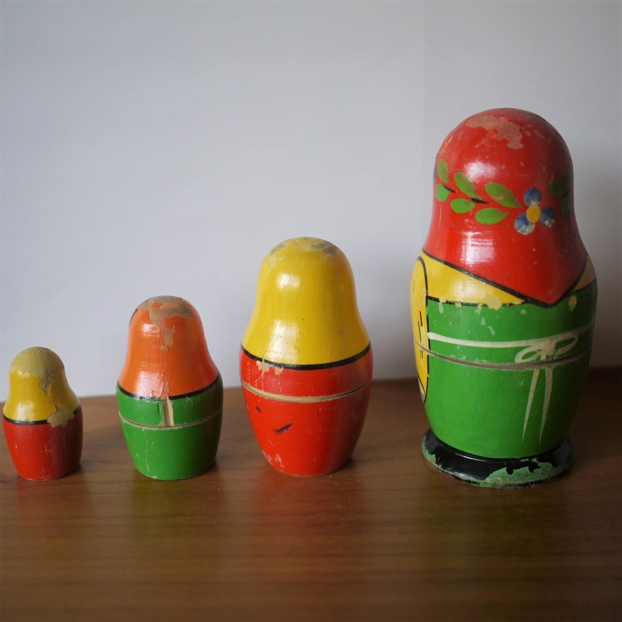 新品　ロシア　セルギエフパッサード　マトリョーシカ　17cm 5体セット　B ロシア 置物 馬 木馬 セルギエフポサード マトリョーシカ | クルブニーカ