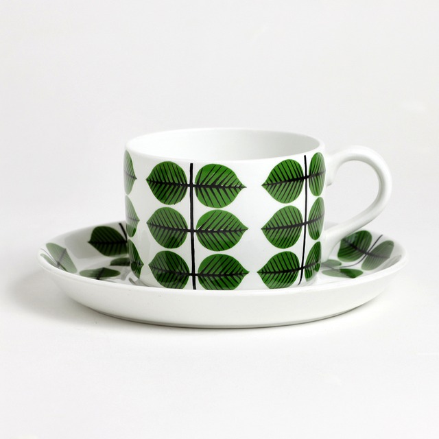 Gustavsberg グスタフスベリ Bersa ベルサ ティーカップ＆ソーサー - 50 北欧ヴィンテージ