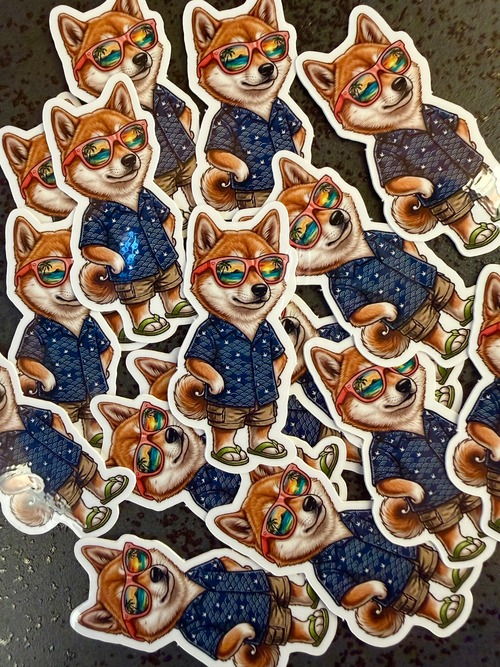 【LUAHA Original】Dog Sticker-Shiba
