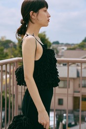 Thick Velvet Loop Monster Cami Hand Knit