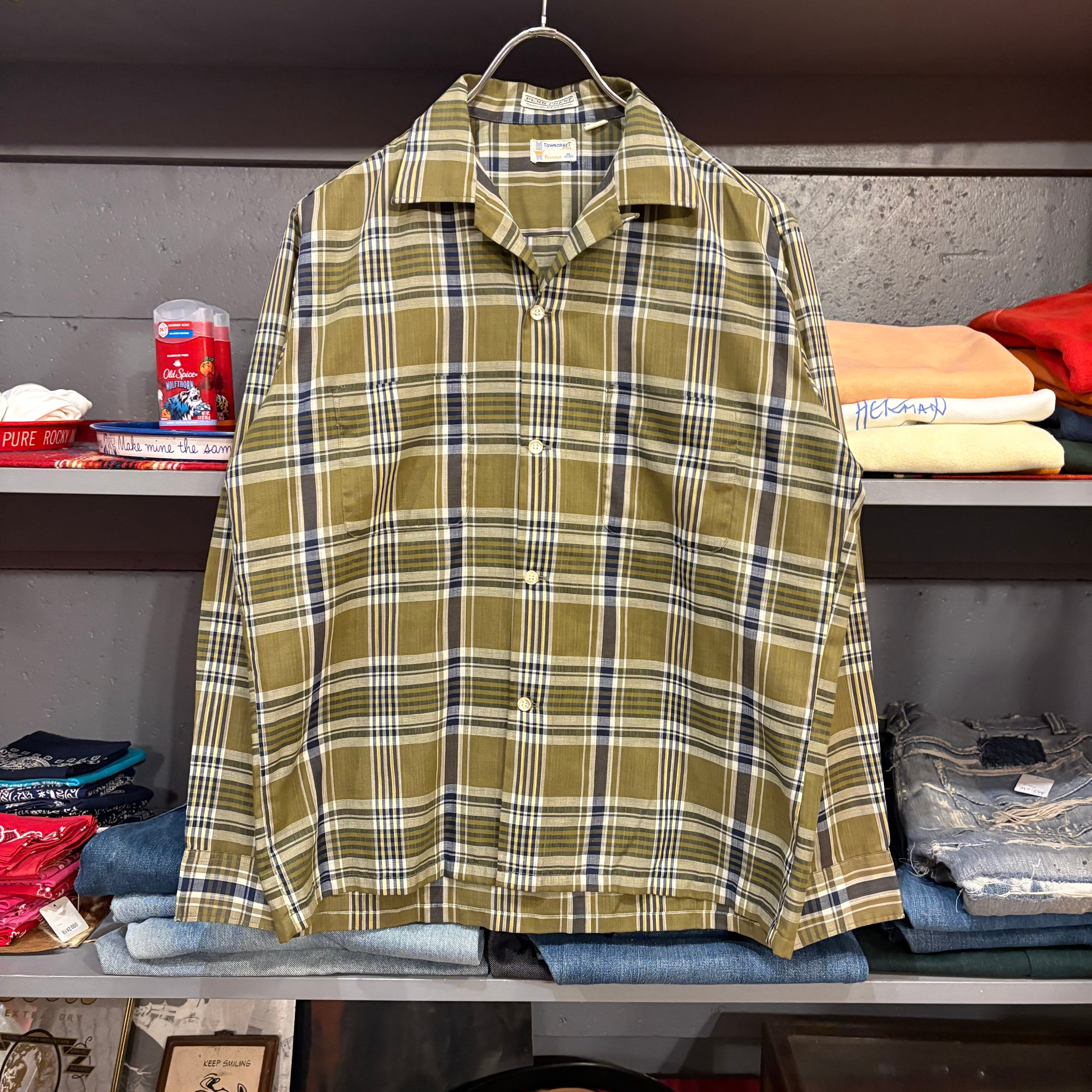 60s Town Craft L/S Open Collar Shirt | VOSTOK
