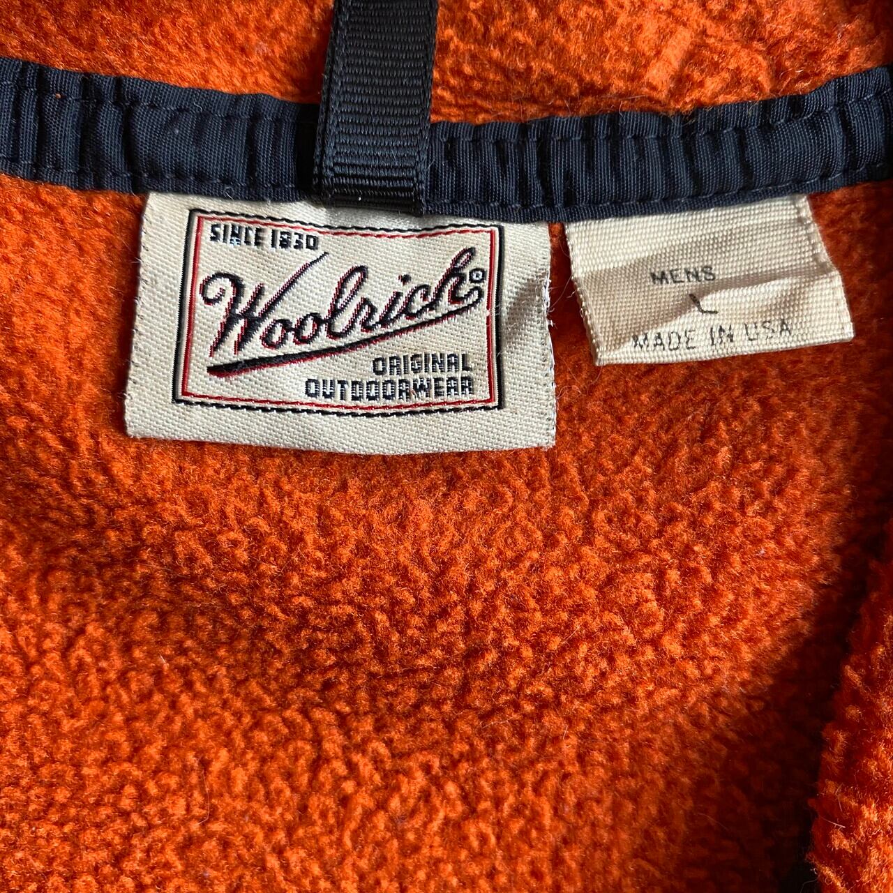 USA製 WOOLRICH ウールリッチ スナップ フリースジャケット プル