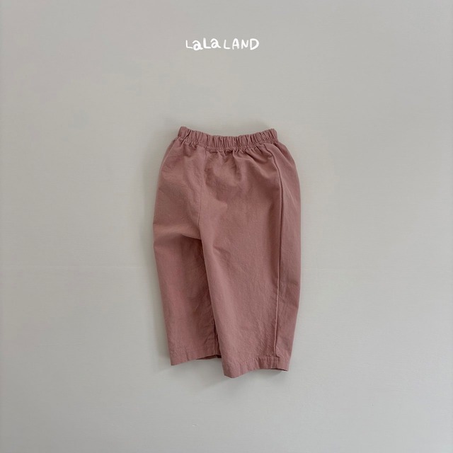 《予約》送料無料【lalaland】Cotton Daily Pants